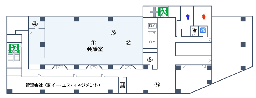 フロアマップ（10階）